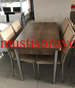 SPOT YEMEK MASASI 4  KİŞİLİK 4 ADET SANDALYE