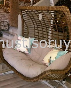 Sökülmüş çıkma ikinci el çelik konstrüksiyon malzemeleri 10 Kullanılmış Sıfır Gibi 3 Kişilik Bahçe Balkon Teras Salıncağı FİYATI: 500 TL