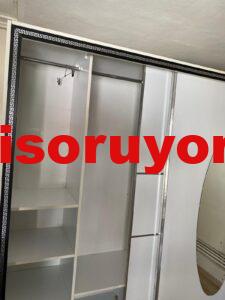 Çıkma palet istediğiniz kadar ikinci el palet satışı 13 Sağlam ve ucuz fiyata satılık spot 2.el sürgülü aynalı gardırop 750 TL