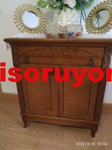 Çıkma pimapen pencere enkaz binadan çıkan pencereler 5 Retro raflı 2 çekmeceli komodin 250 TL
