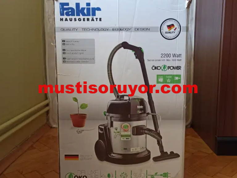2.el fakir deluxe 9800 S halı yıkama makinesi